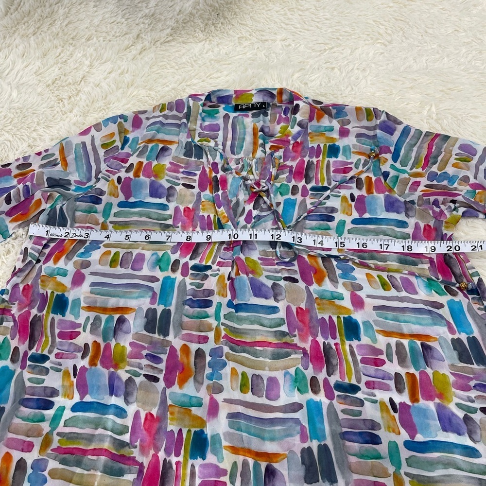 APNY Colorful Abstract Blouse - Picture 7 of 10